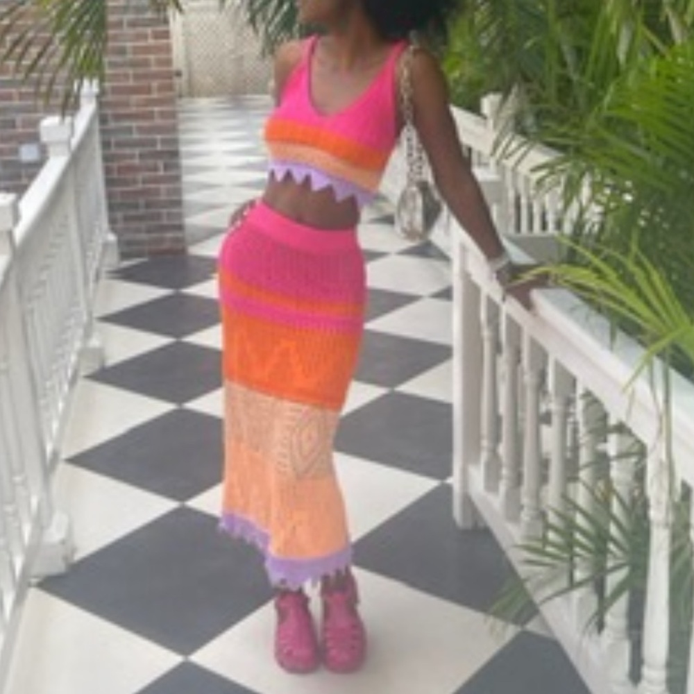 2 piece knitted set